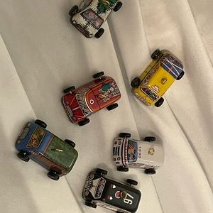 Vintage Hallmark pressed tin holiday ornaments collection